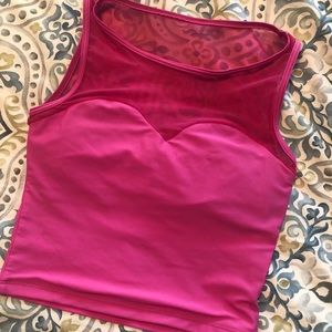 Kortni Jean Sweatheart Crop swim top